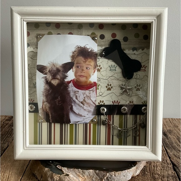 Unknown Other - NWT Dog‎ Shadowbox Frame White